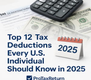 Top 12 Tax Deductions Every U.S. Individual Should Know in 2025