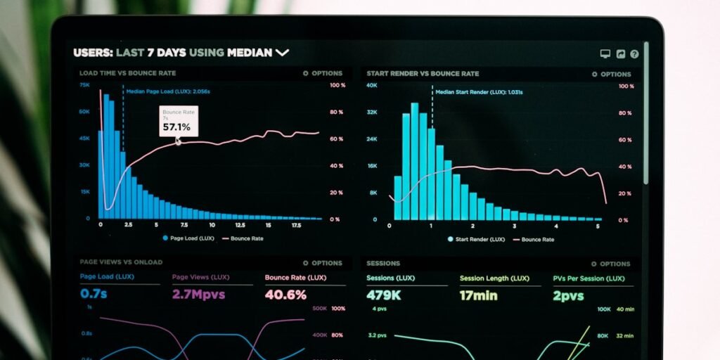 Business financial dashboard displaying cash flow analysis and management metrics
