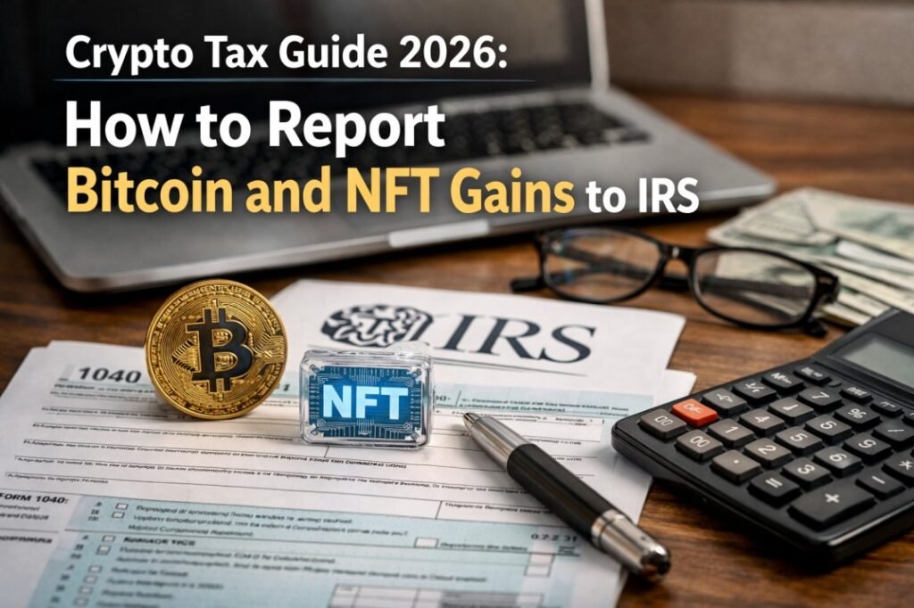 Crypto Tax Guide 2026: How to Report Bitcoin and NFT Gains to IRS