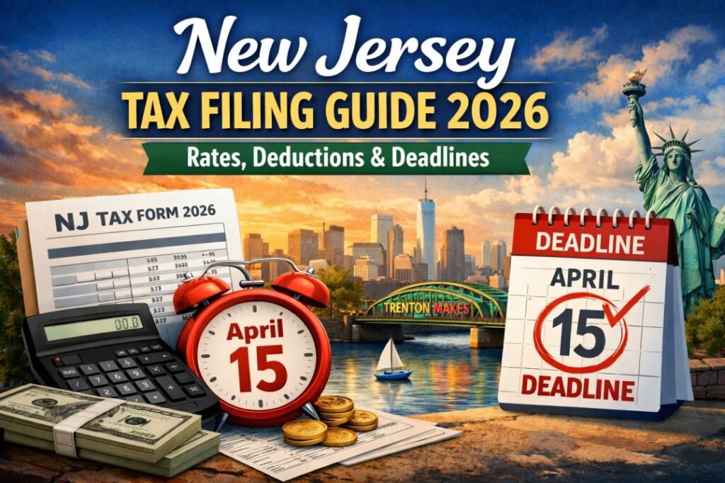New Jersey Tax Filing Guide 2026: Rates, Deductions & Deadlines
